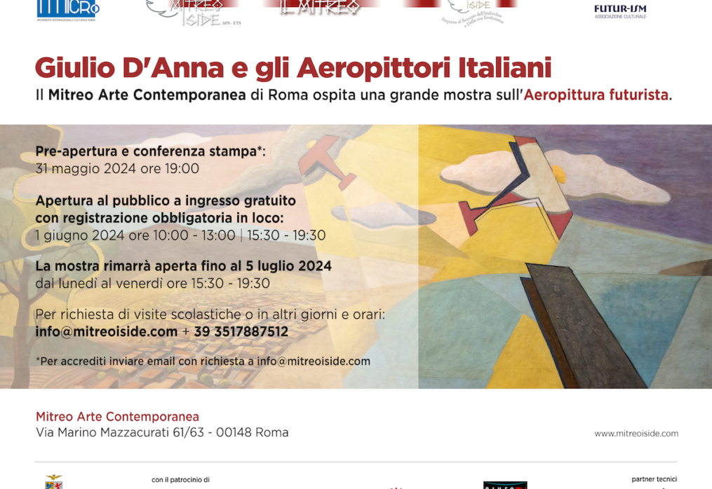 Giulio D’Anna e gli Aeropittori Italiani – L’Aeropittura Futurista in mostra