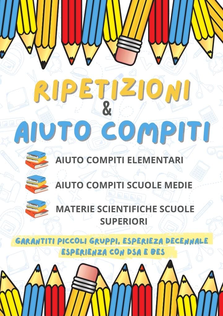 Novità! Ripetizioni e aiuto compiti