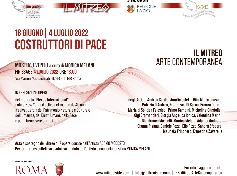 Finissage mostra “Costruttori di Pace”