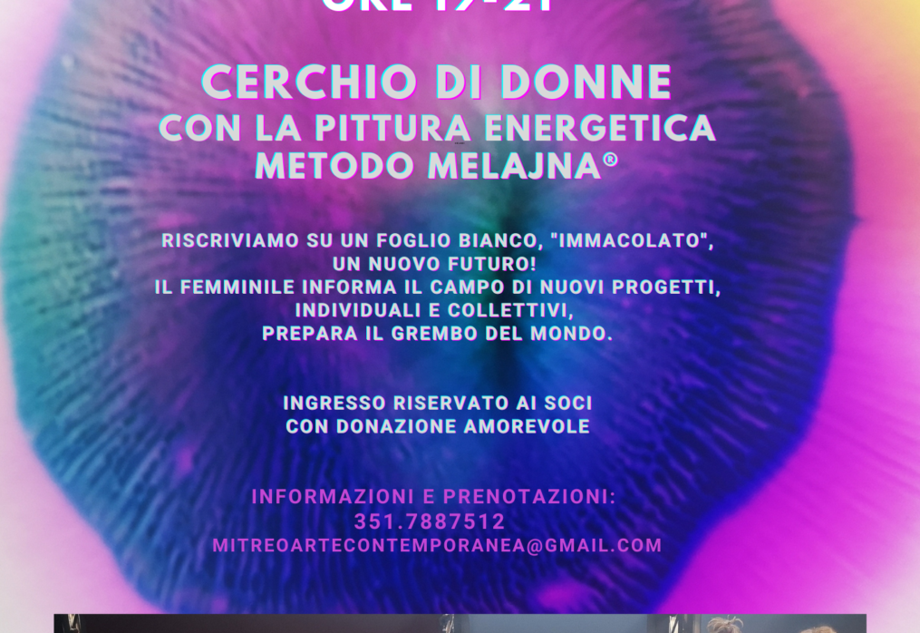 Cerchio di Donne con la pittura energetica metodo melAjna