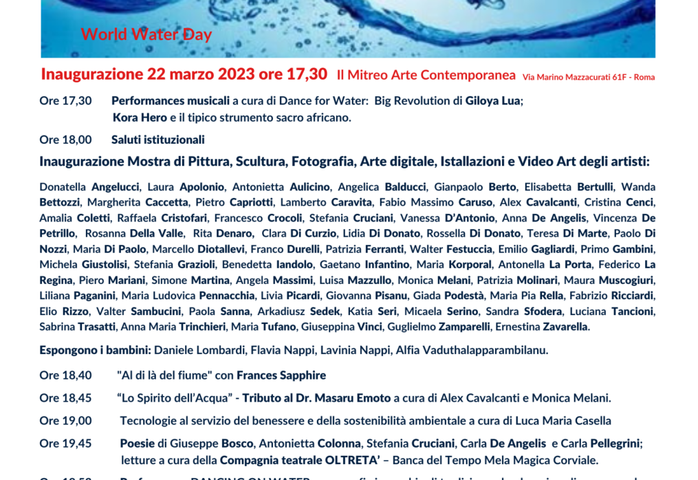 Mostra-evento “Dedicato all’Acqua”