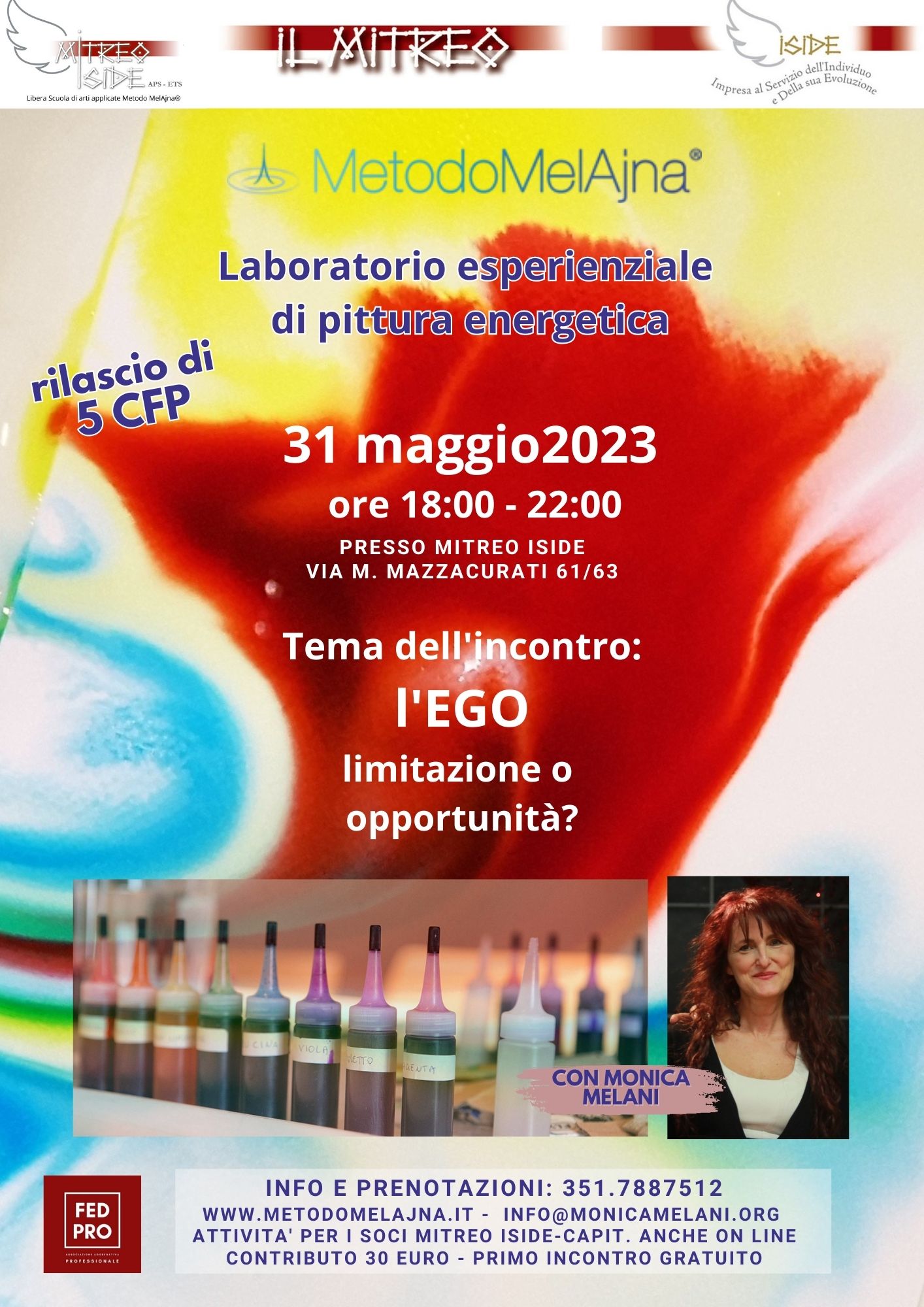 Laboratorio esperienziale di Pittura Energetica