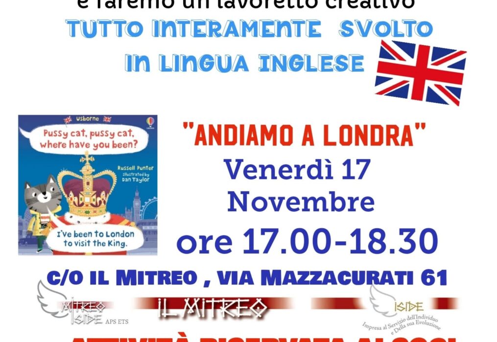 Reading & Crafting lab: “Andiamo a Londra”