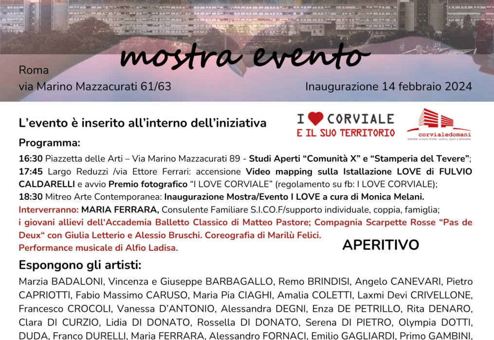 Mostra – evento I Love