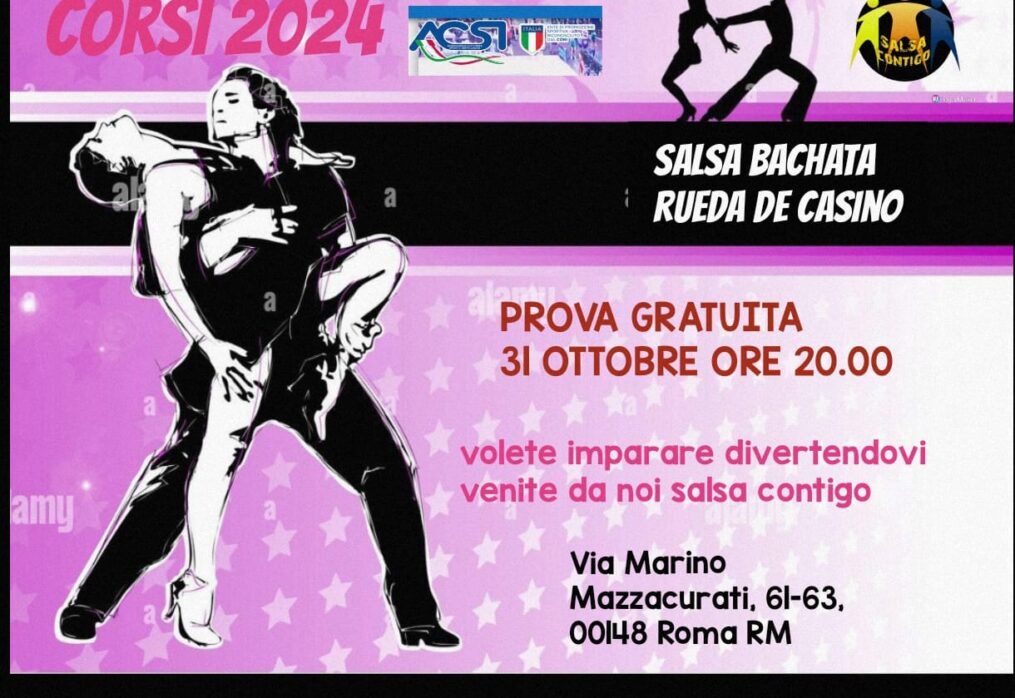 Lezione di prova nuovo corso di Salsa